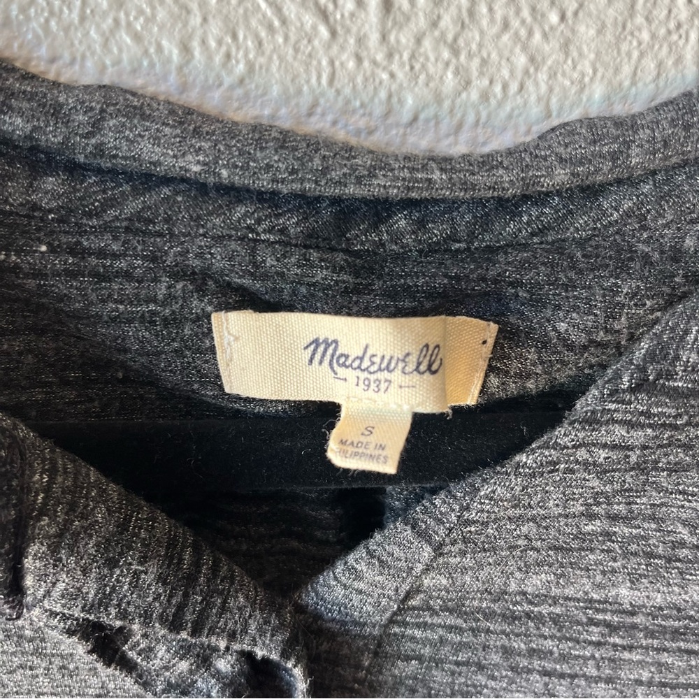 Madewell sleeveless top size Small heather gray Small - Picture 2 of 7